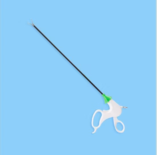 Disposable Laparoscopic Laparoscopic Curved Surgical Needle Holder Forceps Surgical Instruments